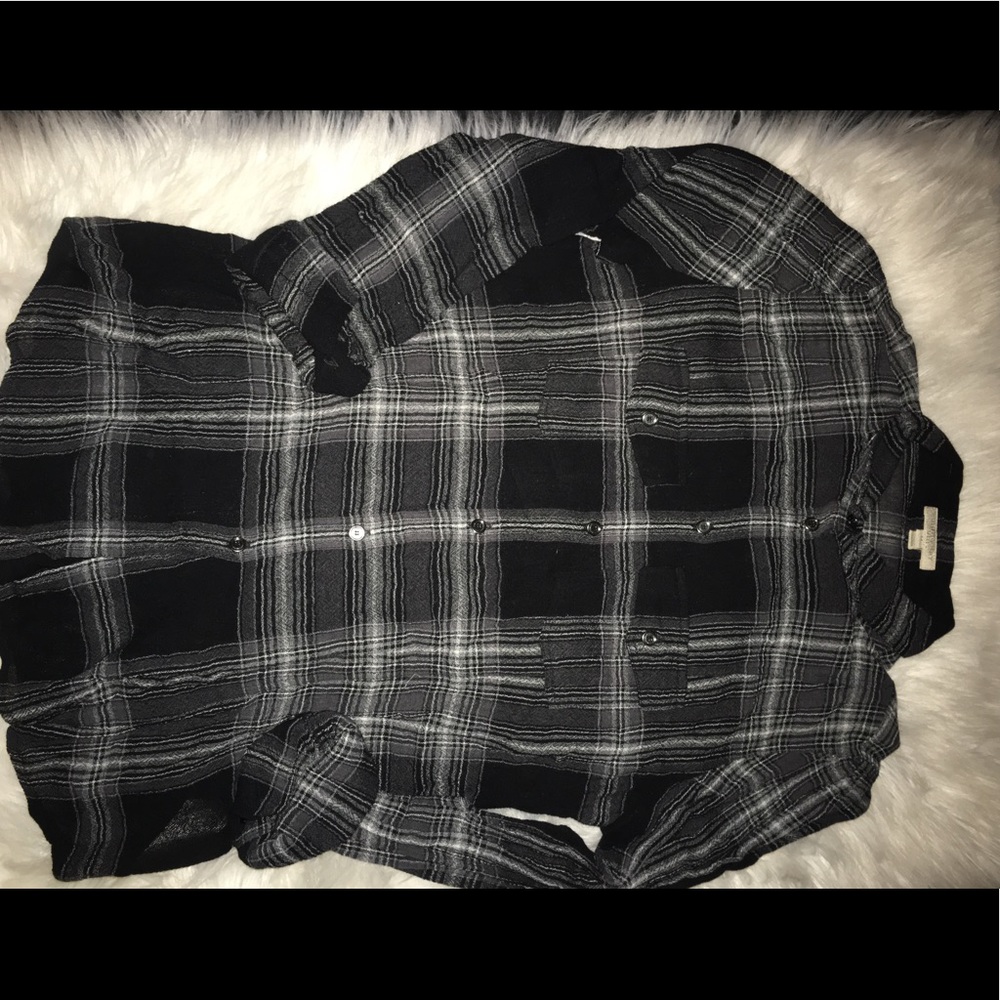 Burberry plaid blouse